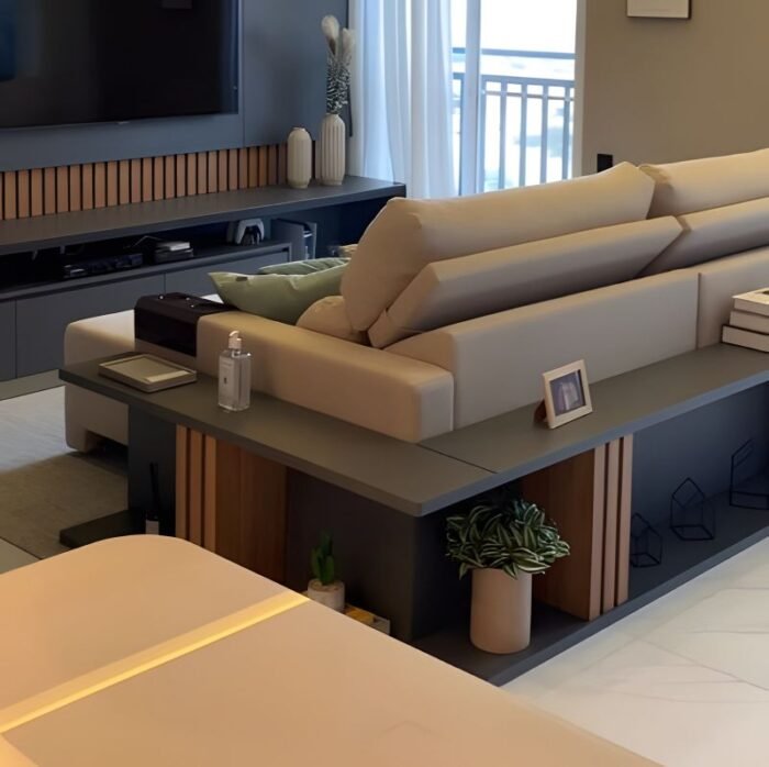 Estofados de Design Moderno Melbourne com Prateleiras em Mdf - Image 13