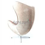 Poltrona, Cadeira Egg Pele Natural - Image 7